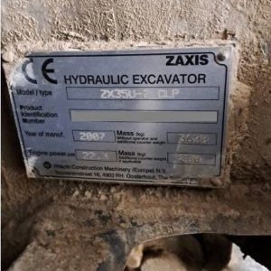 foto 3.7t mini-excavator Hitachi ZX35