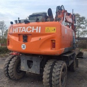 foto 17t excavator tilt+pliers ex-rail Hitachi ZX140